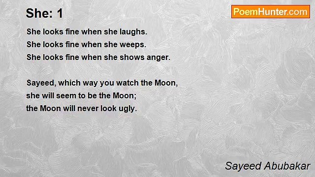 Sayeed Abubakar - She: 1