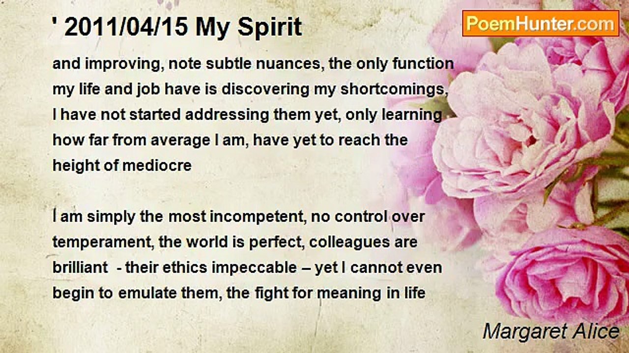 Margaret Alice - ' 2011/04/15 My Spirit