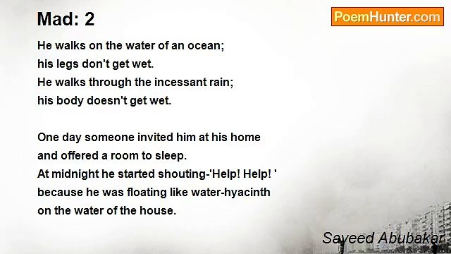 Sayeed Abubakar - Mad: 2