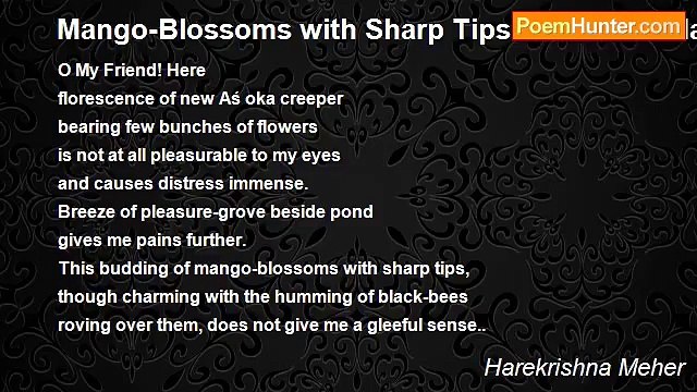 Harekrishna Meher - Mango-Blossoms with Sharp Tips: Gita-Govinda
