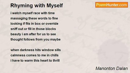 Manonton Dalan - Rhyming with Myself