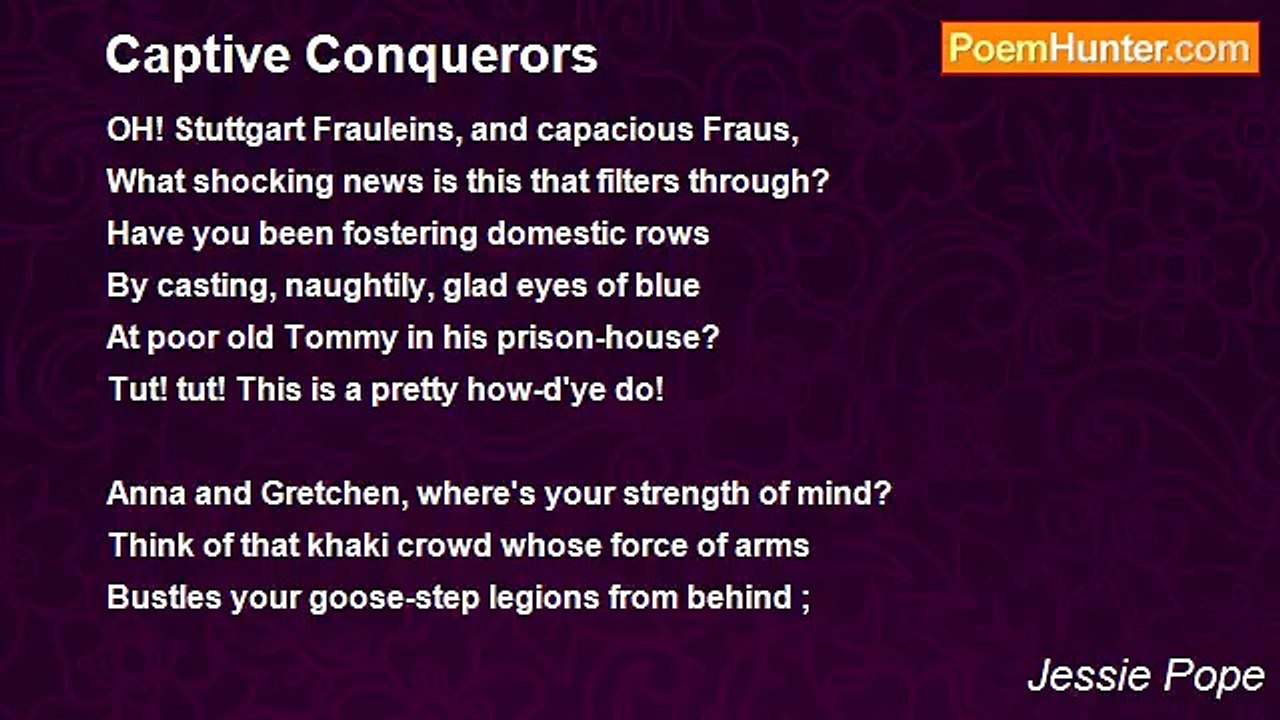 Jessie Pope - Captive Conquerors