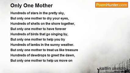kaitlin skelding - Only One Mother