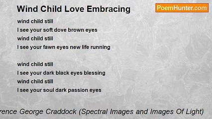 Terence George Craddock (Spectral Images and Images Of Light) - Wind Child Love Embracing