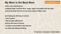Champs Ulysses Cabinatan - My Mom Is the Best Mom
