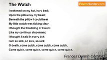 Frances Darwin Cornford - The Watch