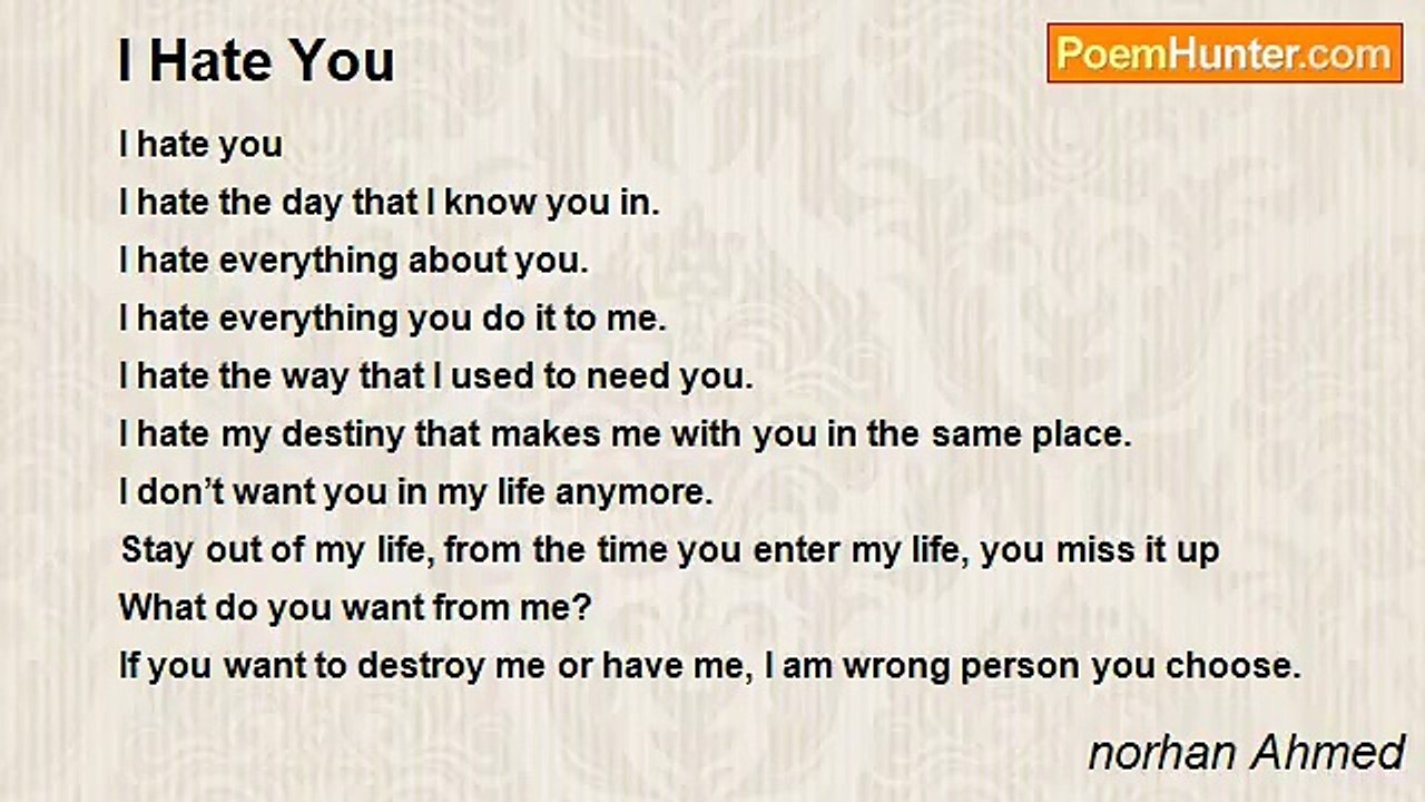 norhan Ahmed - I Hate You