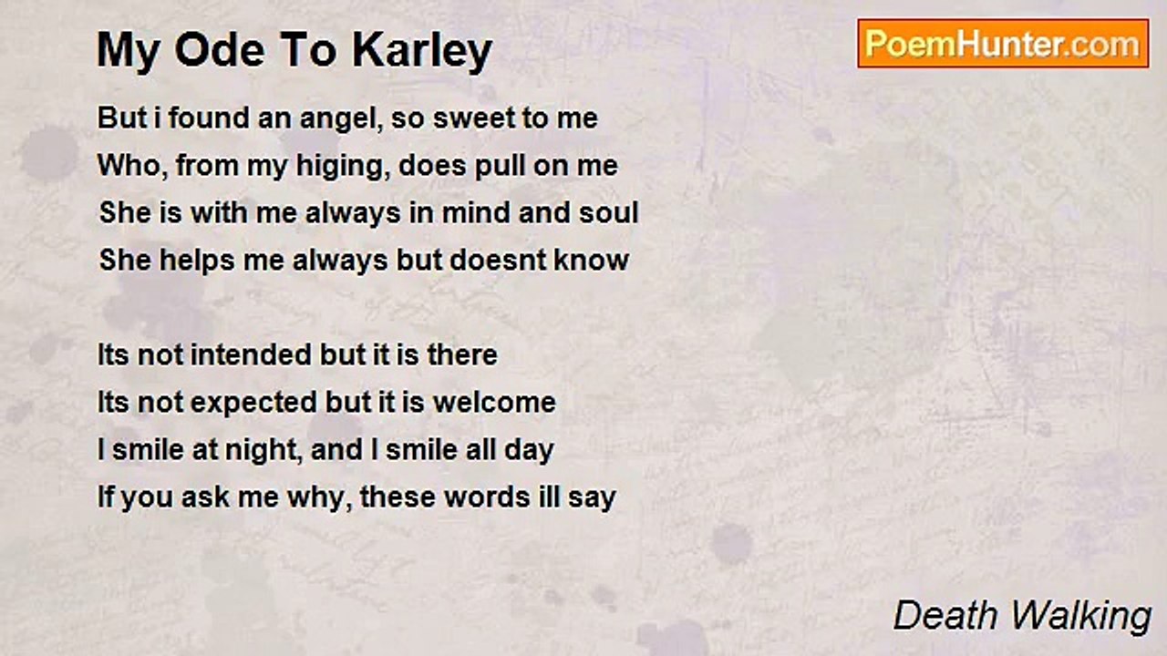 Death Walking - My Ode To Karley