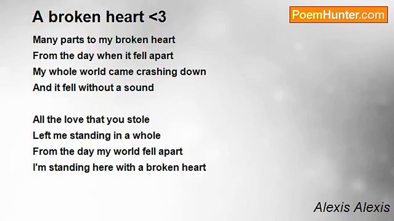Alexis Alexis - A broken heart