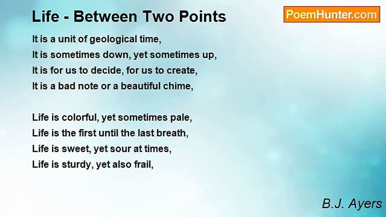 B.J. Ayers - Life - Between Two Points