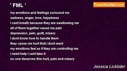 Jessica Licklider - ' FML '