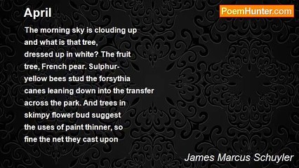 James Marcus Schuyler - April