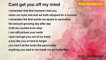 Kiley mccracken - Cant get you off my mind