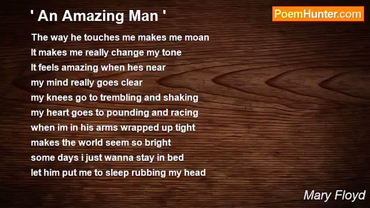 Mary Floyd - ' An Amazing Man '