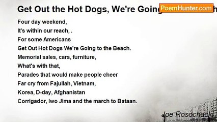 Joe Rosochacki - Get Out the Hot Dogs, We're Going to the Beach