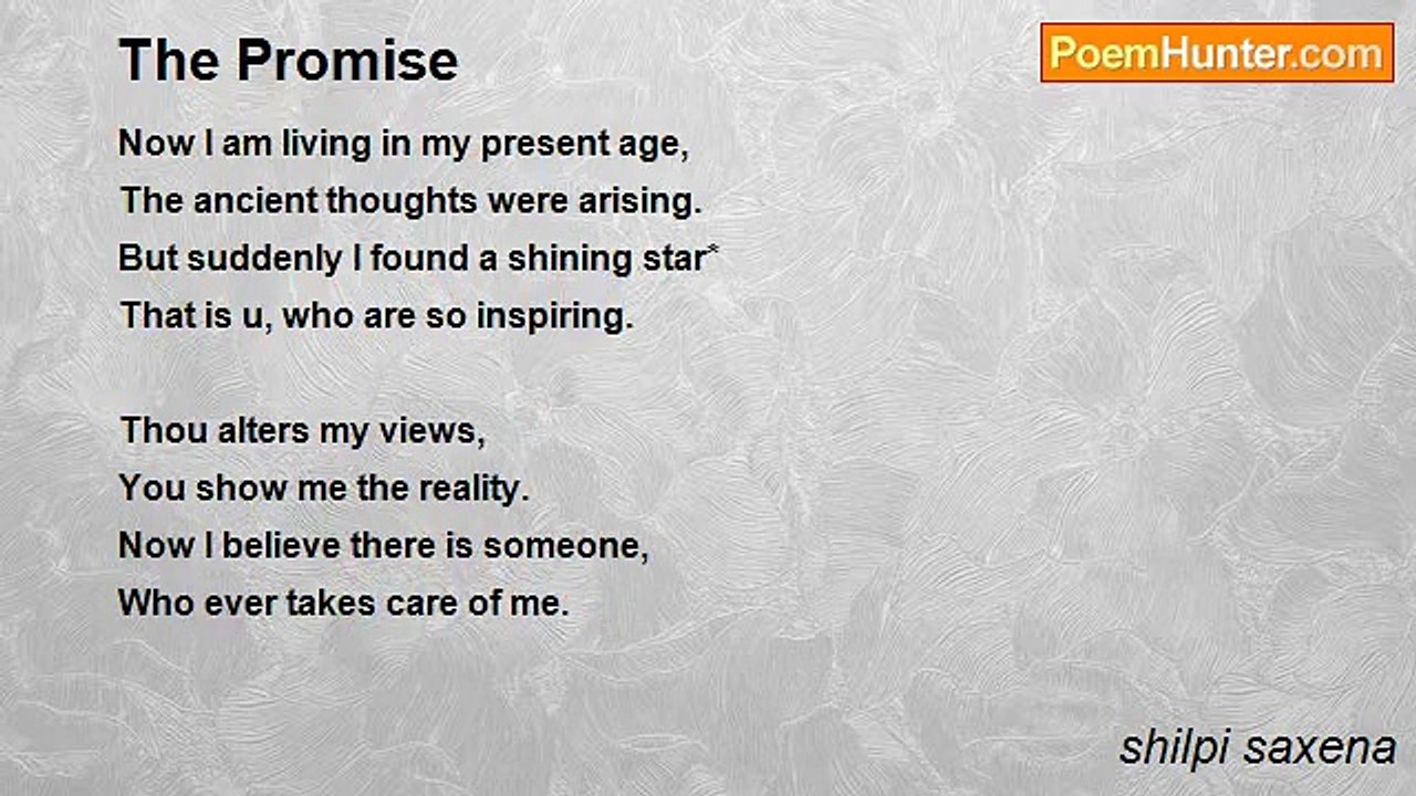 shilpi saxena - The Promise