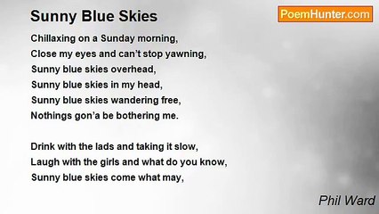 Phil Ward - Sunny Blue Skies