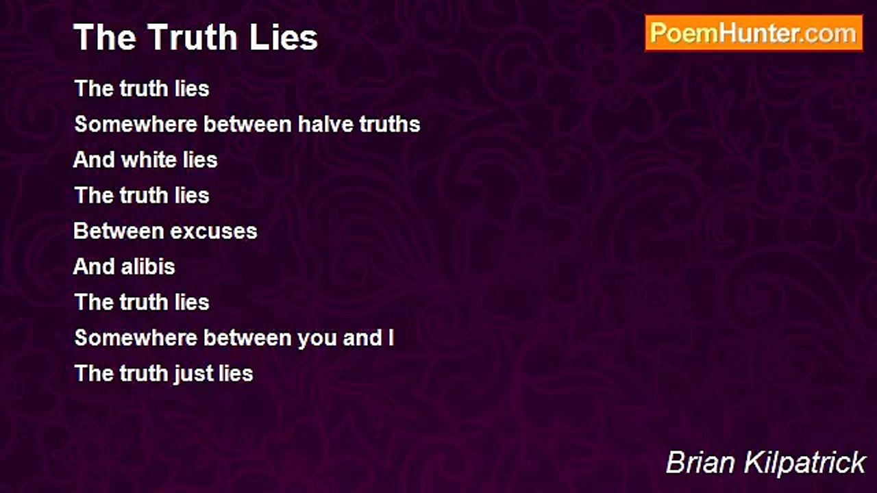 Brian Kilpatrick - The Truth Lies