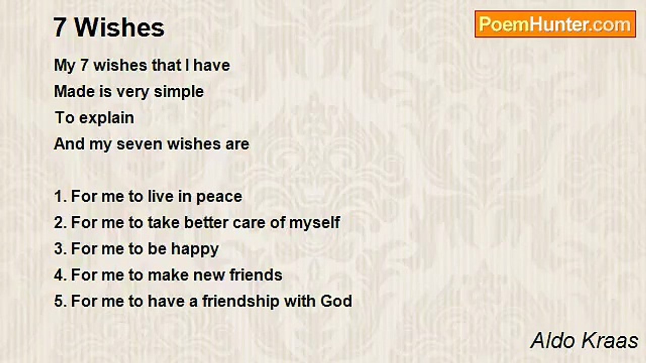Aldo Kraas - 7 Wishes