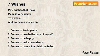 Aldo Kraas - 7 Wishes