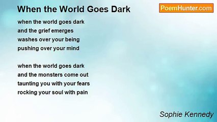 Sophie Kennedy - When the World Goes Dark