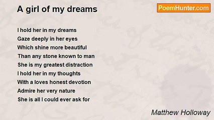 Matthew Holloway - A girl of my dreams