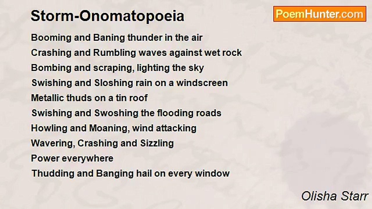 Olisha Starr - Storm-Onomatopoeia