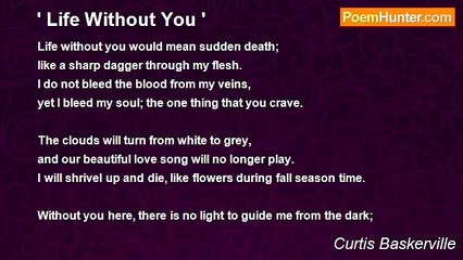 Curtis Baskerville - ' Life Without You '