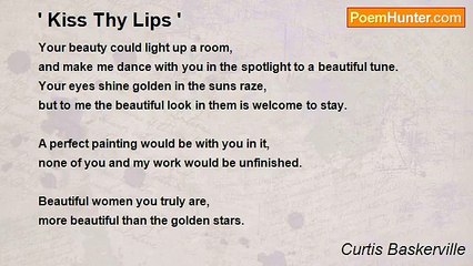 Curtis Baskerville - ' Kiss Thy Lips '