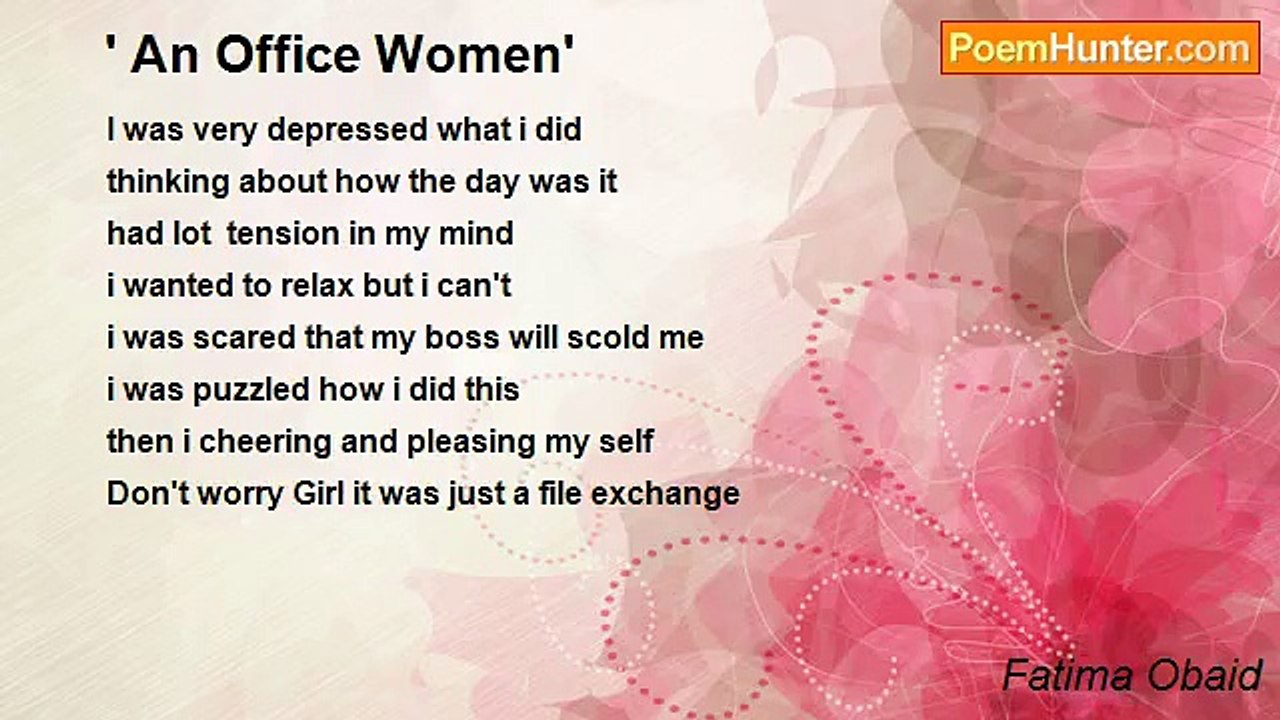 Fatima Obaid - ' An Office Women'