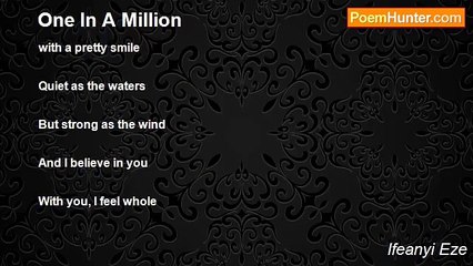 Ifeanyi Eze - One In A Million