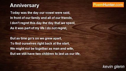 kevin glenn - Anniversary