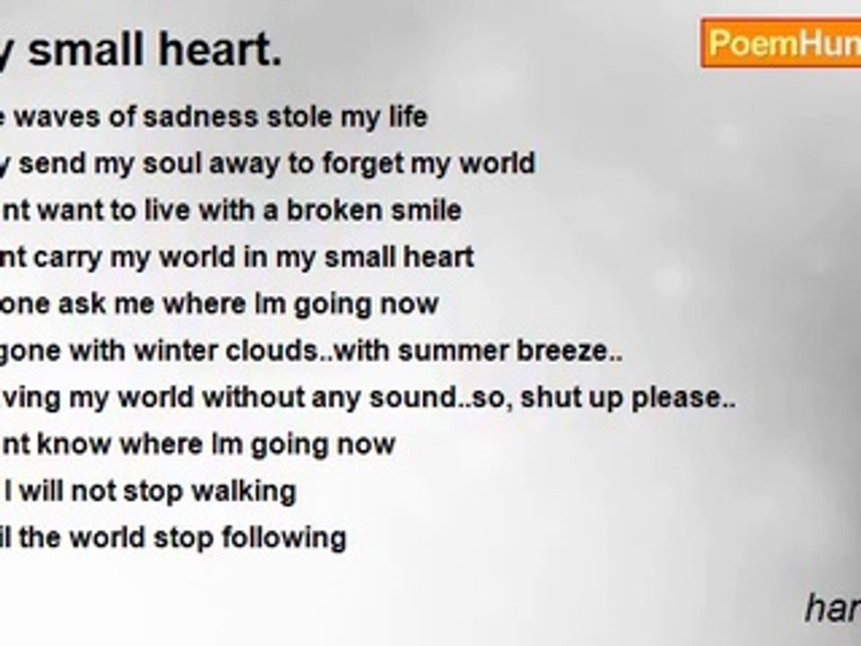 hanna wolf - My small heart.