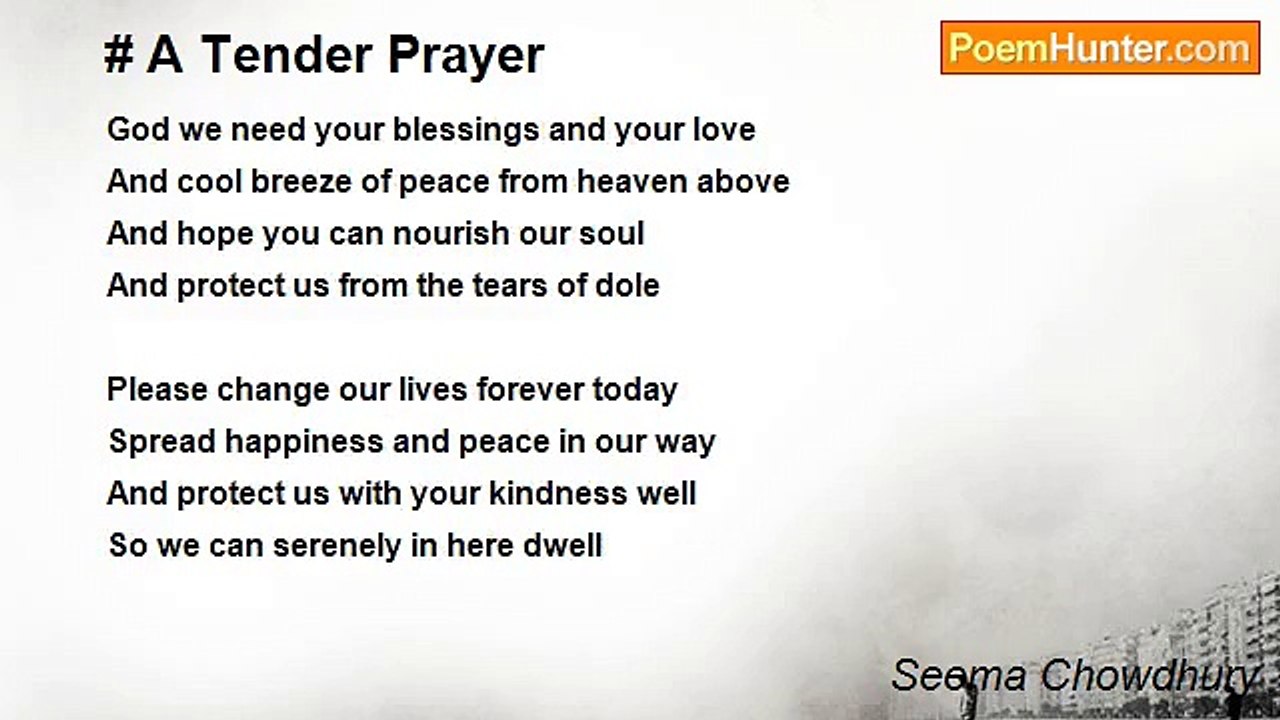 Seema Chowdhury - A Tender Prayer