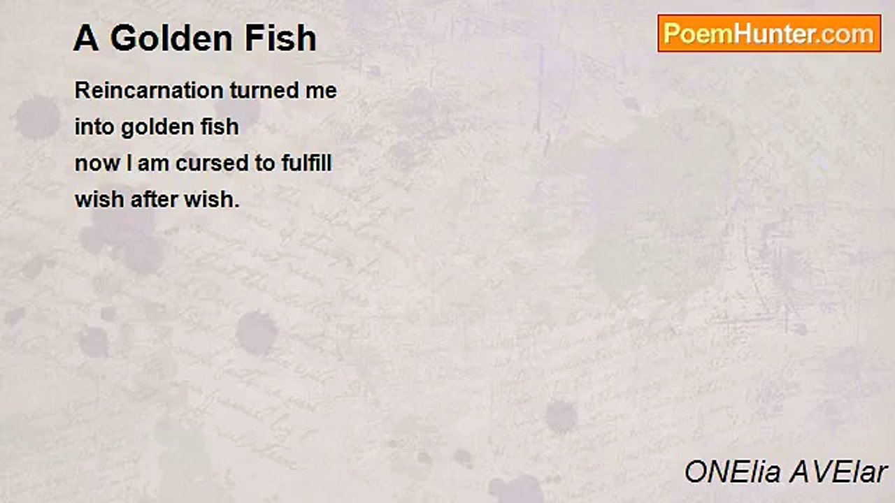 ONElia AVElar - A Golden Fish