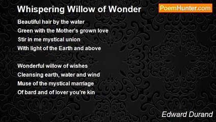 Edward Durand - Whispering Willow of Wonder