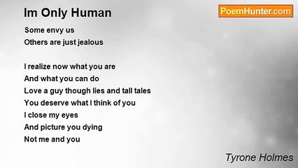 Tyrone Holmes - Im Only Human