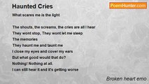 Broken heart emo - Haunted Cries