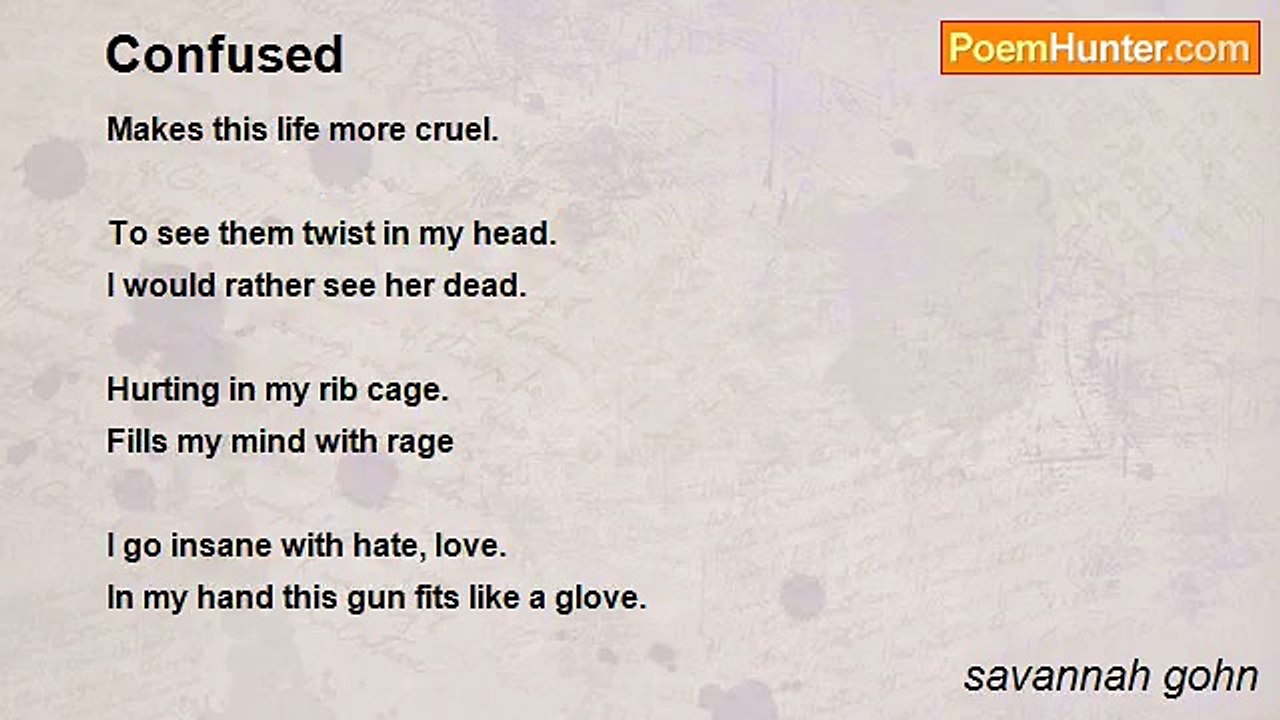 savannah gohn - Confused