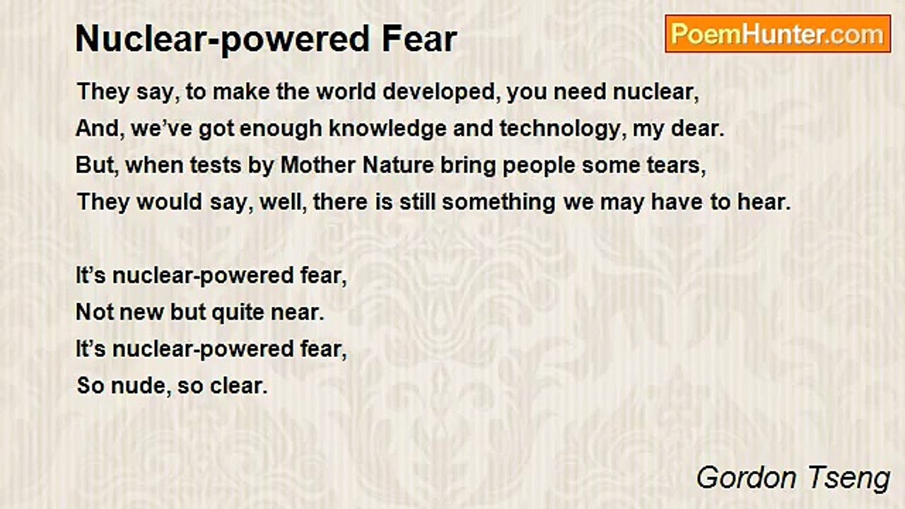 Gordon Tseng - Nuclear-powered Fear