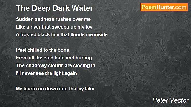 Peter Vector - The Deep Dark Water