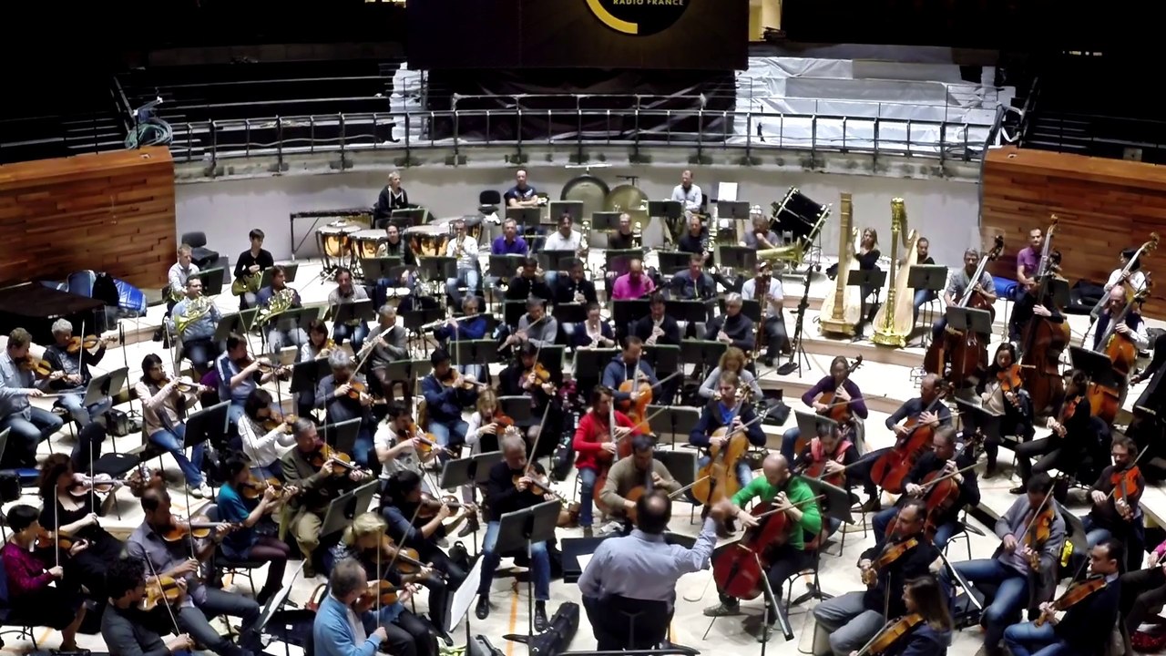 Premières notes dans l'Auditorium de la Maison de la radio