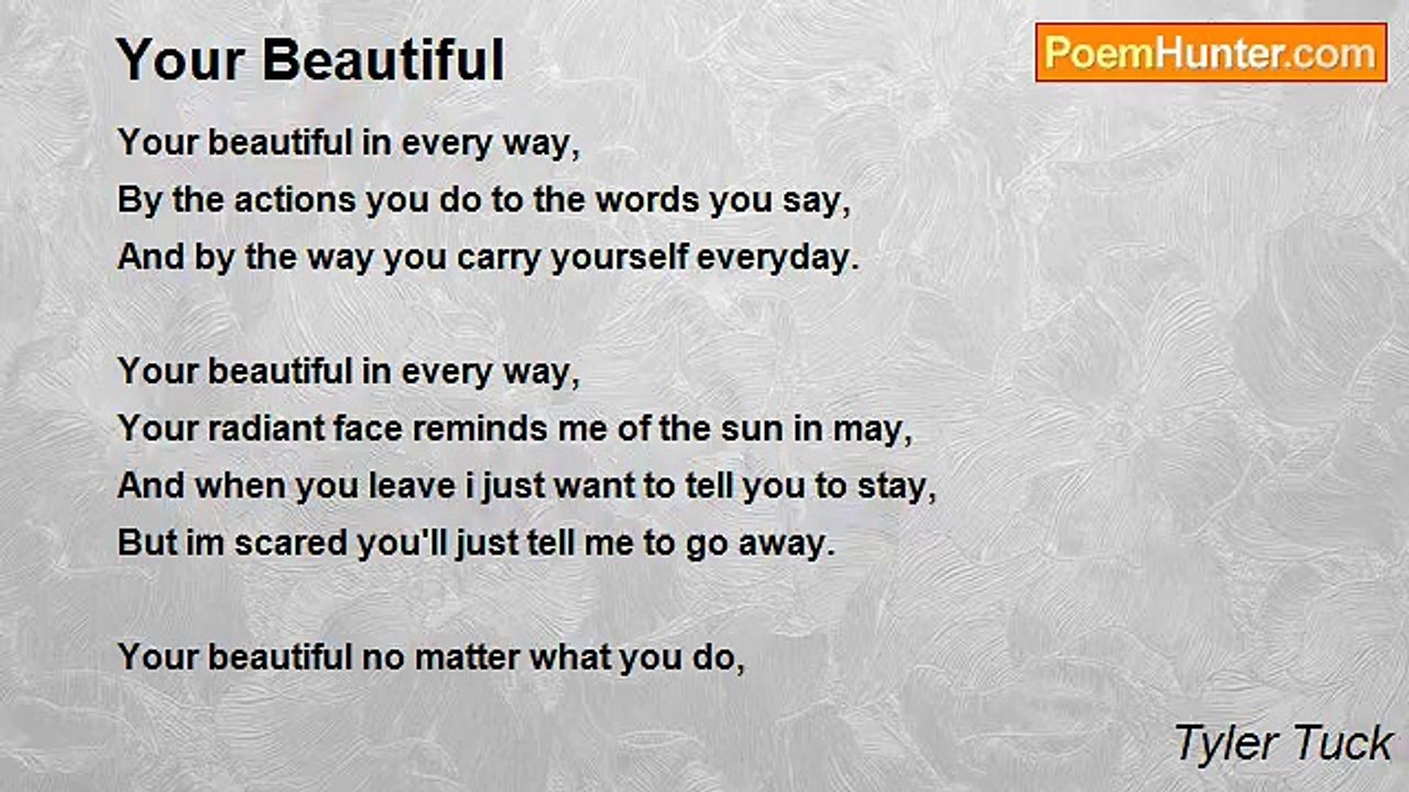 Tyler Tuck - Your Beautiful