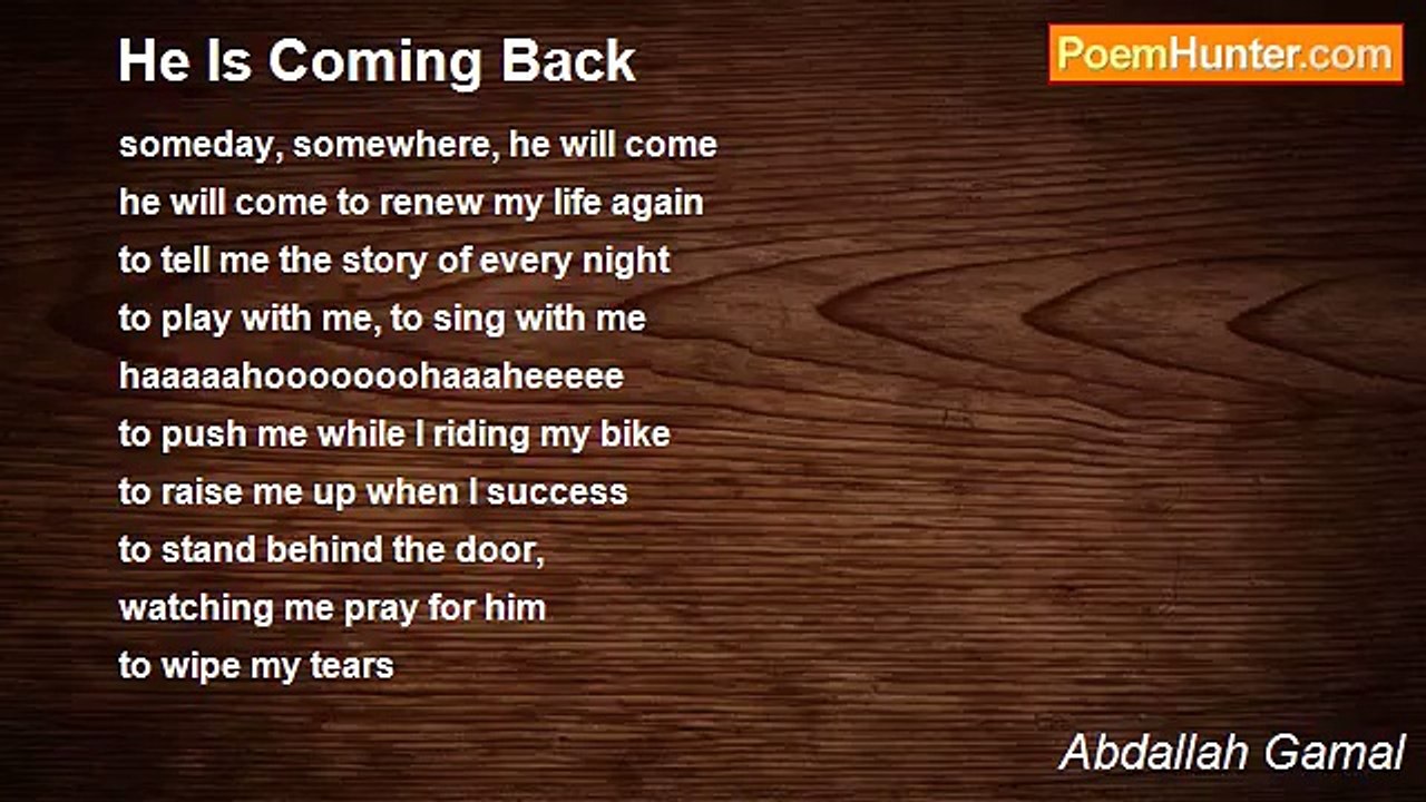 Abdallah Gamal - He Is Coming Back