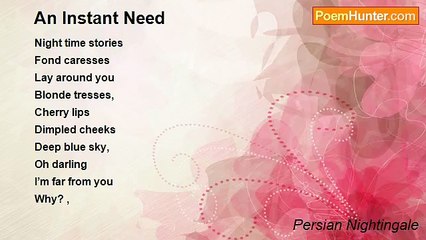 Persian Nightingale - An Instant Need