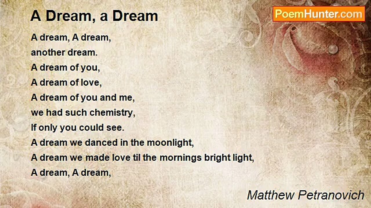 Matthew Petranovich - A Dream, a Dream