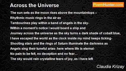 Claudia Krizay - Across the Universe