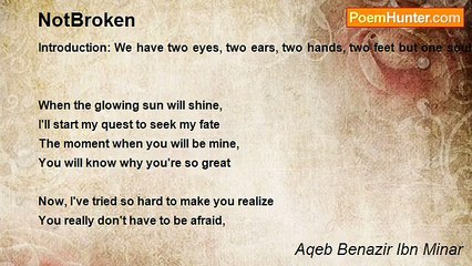Aqeb Benazir Ibn Minar - NotBroken