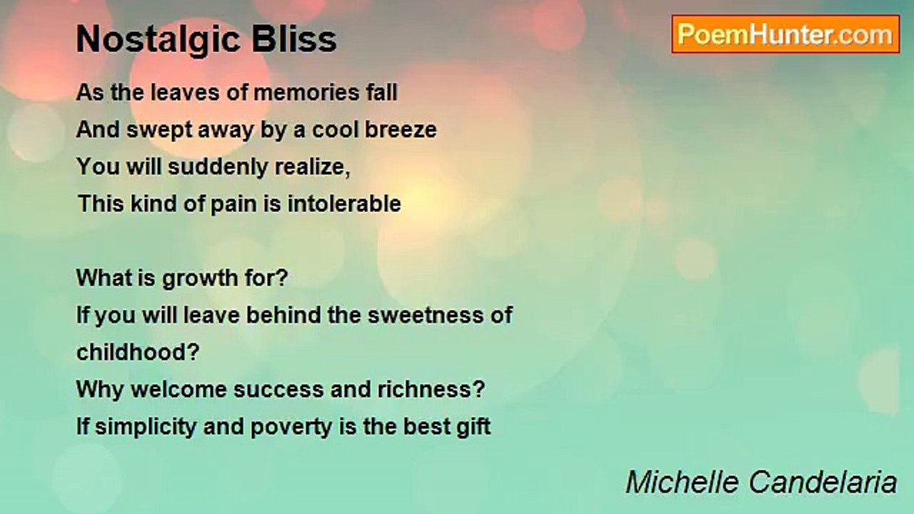Michelle Candelaria - Nostalgic Bliss