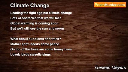 Geneen Meyers - Climate Change